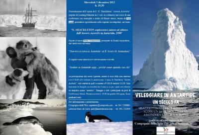 Alla Compagnia della Vela una serata dedicata all’Antartide