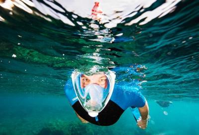 La maschera da snorkeling che fa respirare