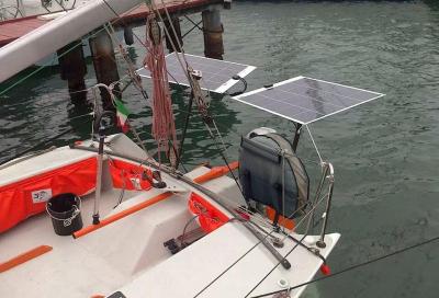 Matteo Rusticali, l'Atlantico a bordo di un 6,5 m a pannelli solari