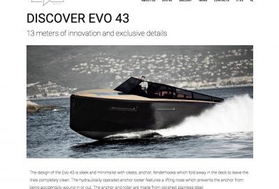 Evo Yachts, il nuovo sito è online