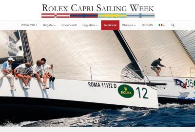 Rolex Capri Sailing Week, online il nuovo sito