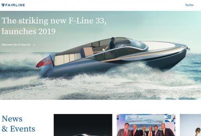 Fairline Yachts lancia il nuovo sito web