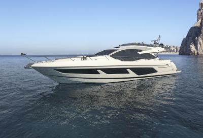 Sunseeker Sport Yacht 74, 38 nodi di velocità massima