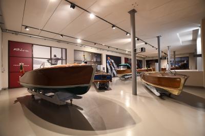 Sette modelli Riva in mostra al Lake Como International Museum of Vintage Boats