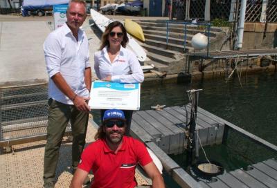 Yamaha e Lifegate installano un Seabin a Genova e ne adottano uno in Sardegna per la raccolta delle plastiche