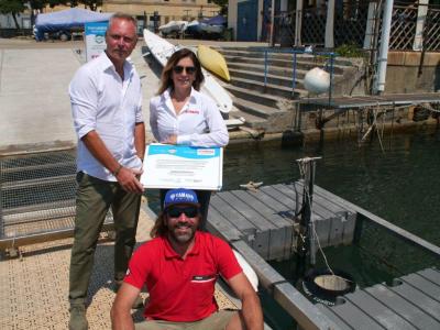 Yamaha e Lifegate installano un Seabin a Genova e ne adottano uno in Sardegna per la raccolta delle plastiche