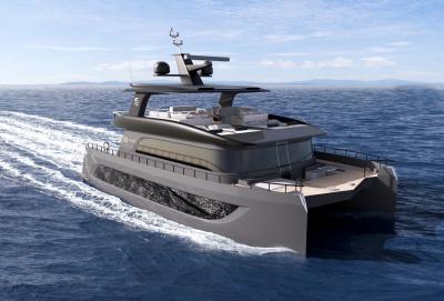 Alla gamma di lusso dei catamarani VisionF Yachts si aggiunge un modello da 60 piedi in vetroresina