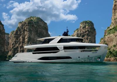 Ferretti Yachts InFYnito 90: a bordo tra cielo e mare