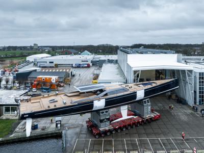 Nilaya, il nuovo superyacht a vela in alluminio "peso piuma" di Royal Huisman
