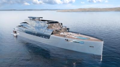 Pegasus è il superyacht da 88 metri progetto da  Jozeph Forakis per essere "virtualmente invisibile"