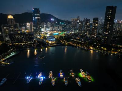 Il debutto della nuova ammiraglia Ferretti Yachts 1000 in Cina appassiona Shenzhen
