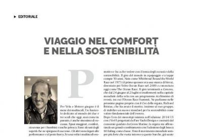 Viaggio nel comforte nella sostenibilità, l'editoriale di Alberto Mariotti