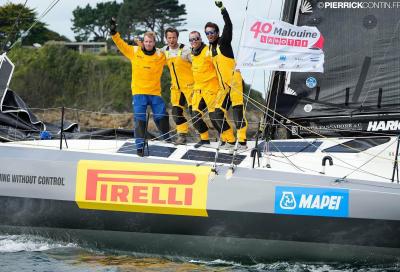 Ambrogio Beccaria a bordo di “Alla Grande – Pirelli” vince la 40’ Malouine Lamotte