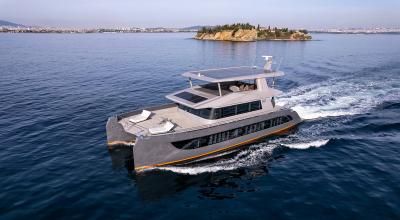 VisionF Yachts launched new flagship 24m all-aluminum catamaran
