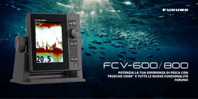 Furuno lancia sul mercato i due nuovi ecoscandagli fcv-600 e fcv-800