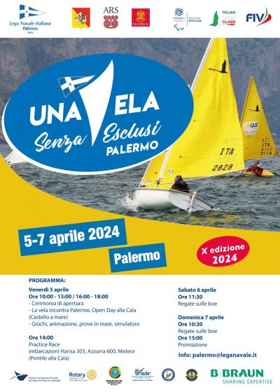 Lega Navale Italiana di Palermo, torna la regata paralimpica “Una vela senza esclusi”