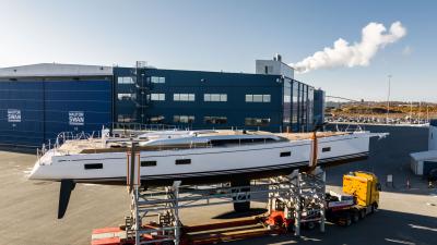 Swan 88, the first hybrid electric propulsion yacht by Swan has been launched